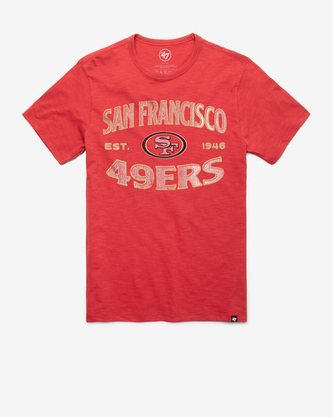 47 Brand San Francisco 49ers Scrum Vintage T-Shirt - Charcoal