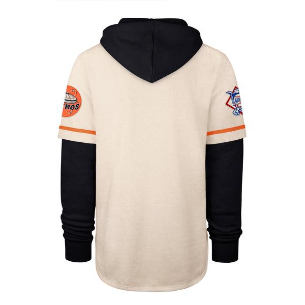 Houston Astros Youth Cooperstown Collection Retro Logo Pullover Hoodie -  Navy