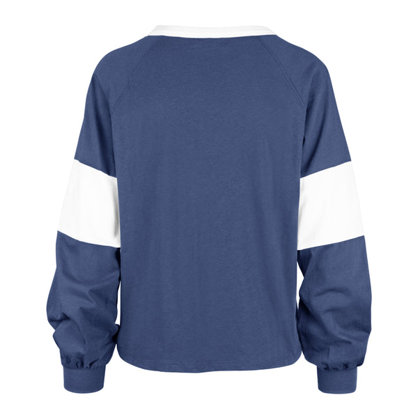 Tennessee Titans Franklin Blue Houston Oilers Sweatshirt - Hole Shirts