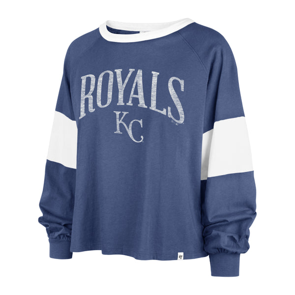 KANSAS CITY ROYALS UPSIDE '47 RHEA LONG SLEEVE TEE WOMEN