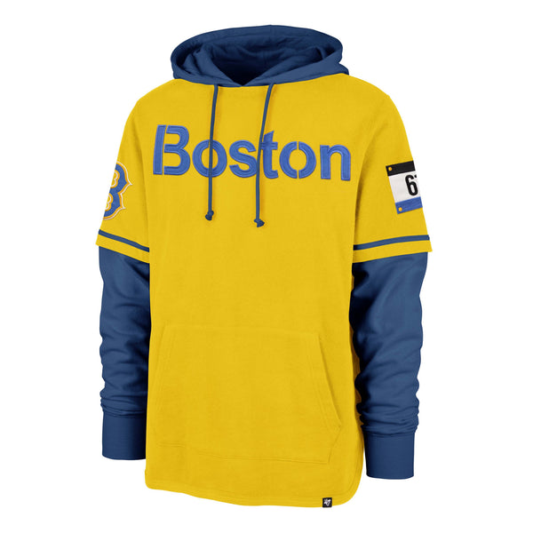 Men's Boston Red Sox '47 Blue City Connect Legend Headline Pullover  Sweatshirt