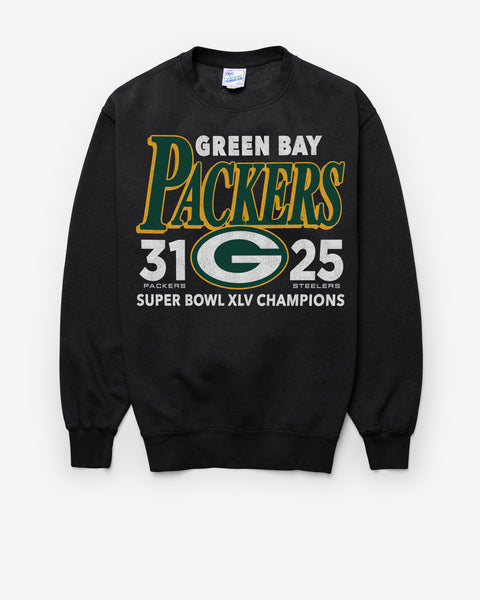 Super Bowl XLV Champions Green Bay Packers All Over Print T-Shirt Large |  SidelineSwap