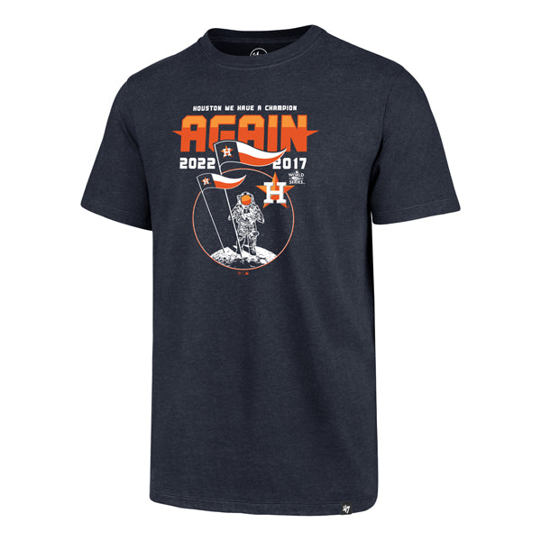 Houston Astros 47 Brand Logo Short Sleeve Orange T Shirt Size 2XL NWT MLB