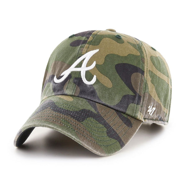 Cleveland Indians 47 Brand Realtree Camo Clean Up Slouch Adjustable Hat Cap