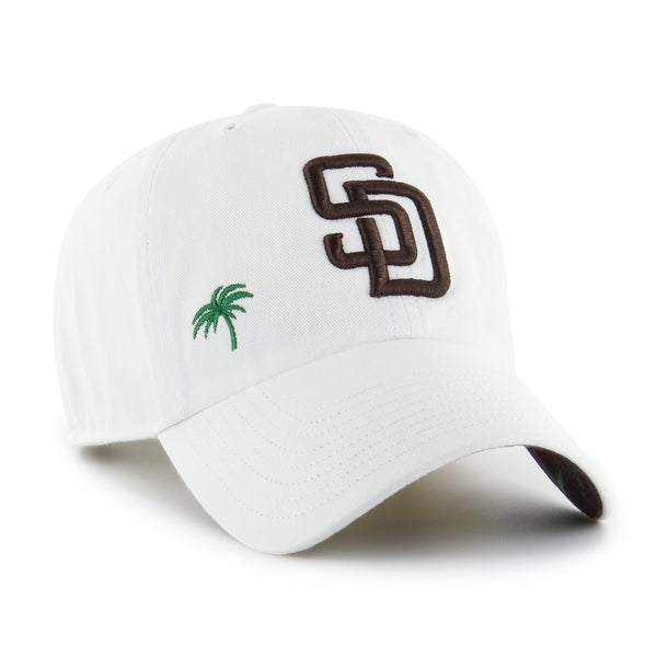 Women's San Diego Padres '47 White Spring Training Confetti Clean Up  Adjustable Hat