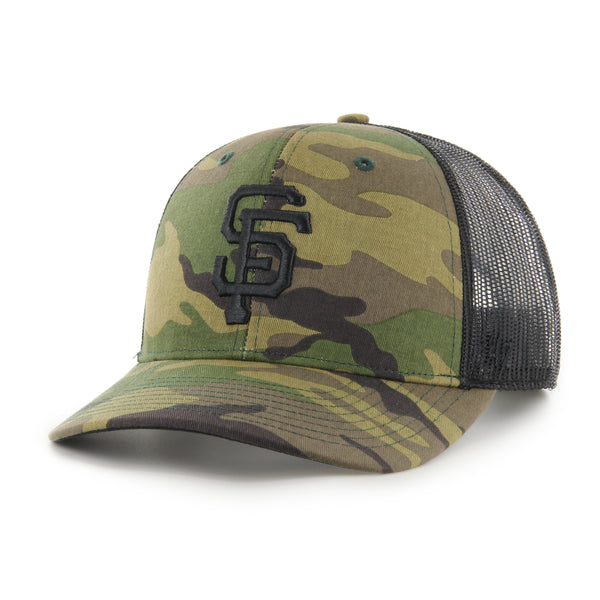 San Francisco Giants 47 Brand Adjustable Trucker Hat - Camo