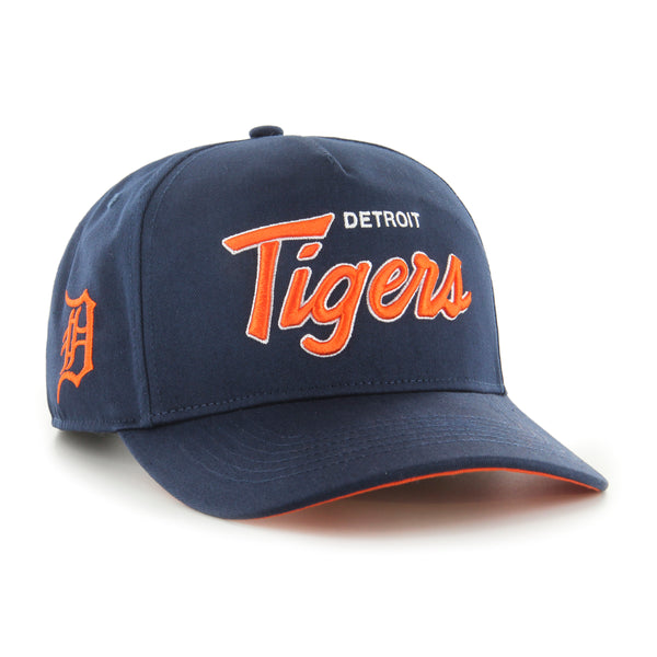 Detroit Tigers Youth 47 Brand Navy Orange Captain Snapback Hat