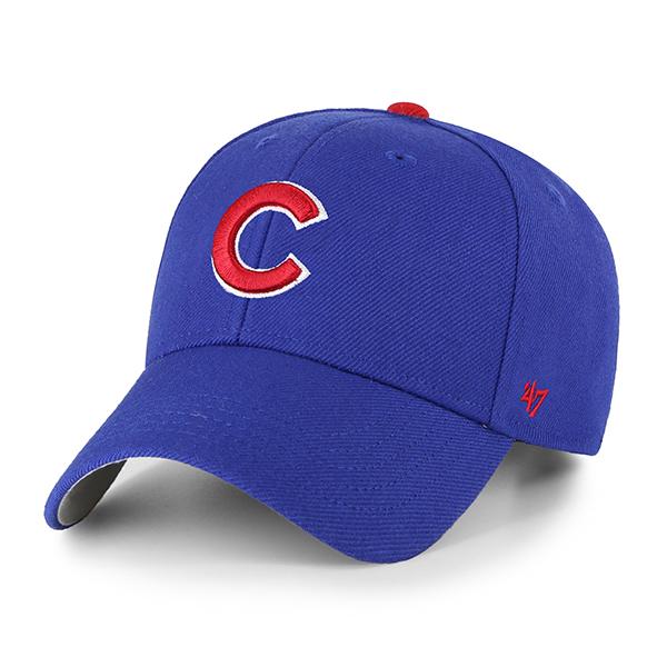 47 Brand Chicago Cubs Cooperstown Retro Logo 47 MVP DT Snapback Royal