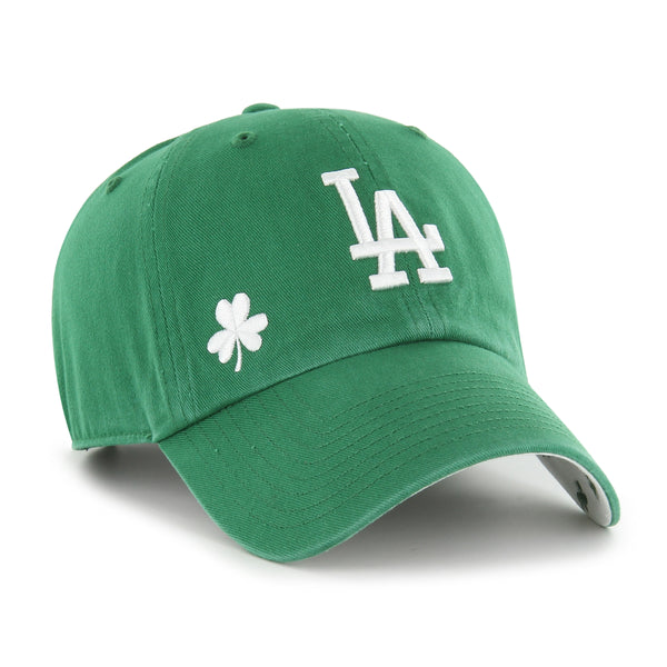 Los Angeles Dodgers '47 St. Patrick's Day Icon Clean Up Adjustable Hat -  Kelly Green