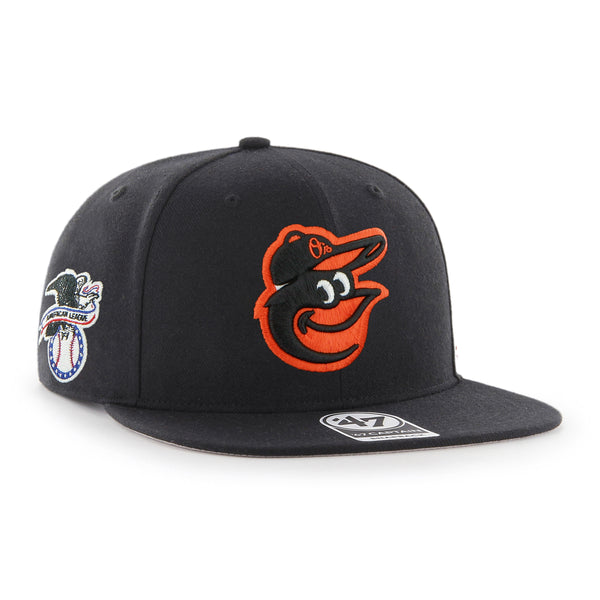 47 Brand Black Baltimore Orioles 2023 City Connect Captain Snapback Hat for  Men