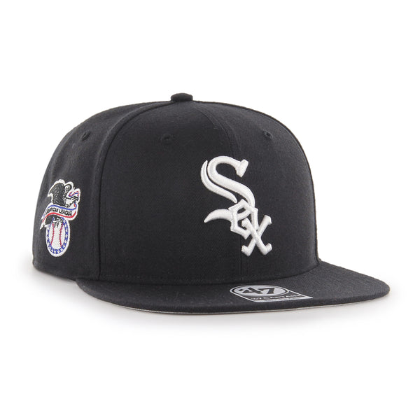 47 Brand Chicago White Sox Baseball Cap In Black With Logo And Badge  Embroidery for Men
