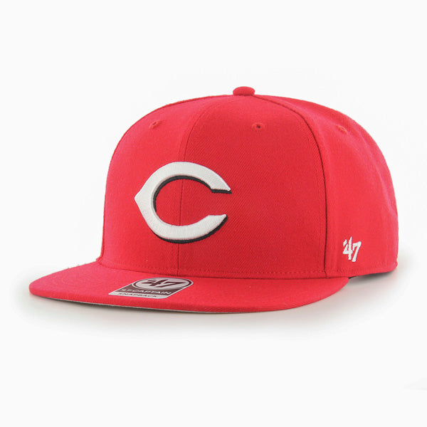 Men's '47 Red Cincinnati Reds Cooperstown Collection Franchise Fitted Hat Size: Small