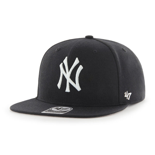 New York Yankees '47 Ultra Suede Captain Snapback Hat - Light Blue
