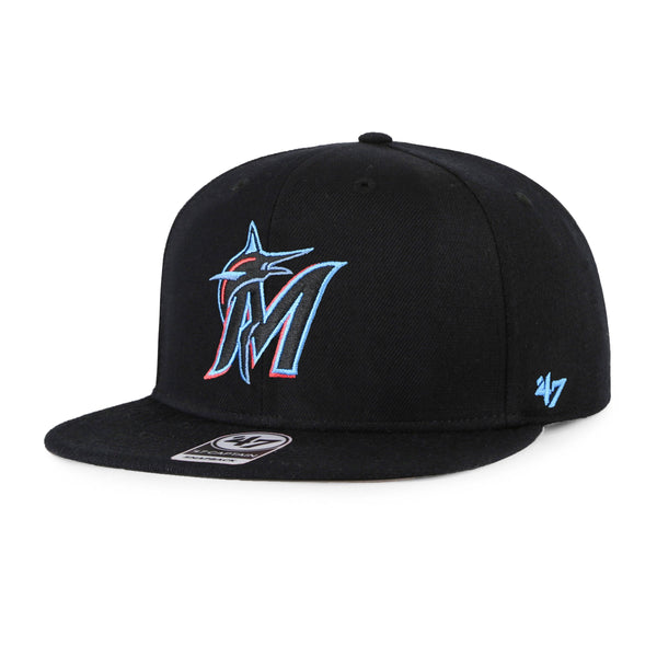 47 MLB Miami Marlins Sure Shot MVP Snapback Cap Black