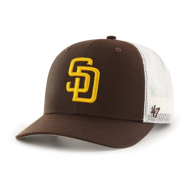 San Diego Padres 47 Brand Cooperstown Brown Franchise Fitted Hat - XXL