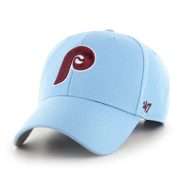 Philadelphia Phillies Men's 47 Brand Cooperstown Carolina Blue