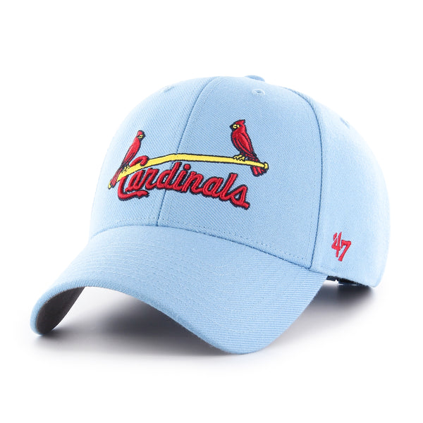 47 Brand St. Louis Cardinals Red Cooperstown Collection Basic Logo Cleanup Adjustable Hat