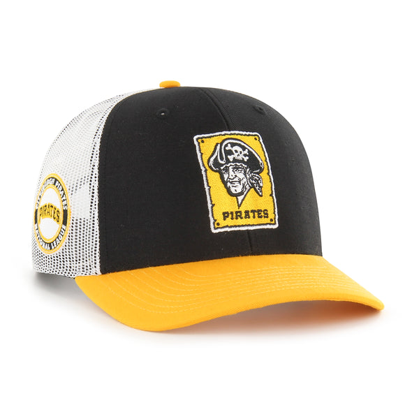 Pittsburgh Pirates '47 2023 City Connect Clean Up Adjustable Hat - Black