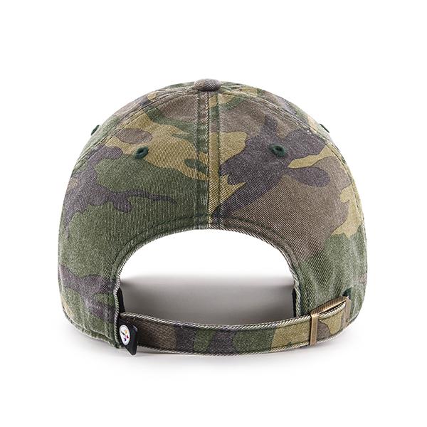 Pittsburgh Steelers 47 Brand Camo Bucket Hat