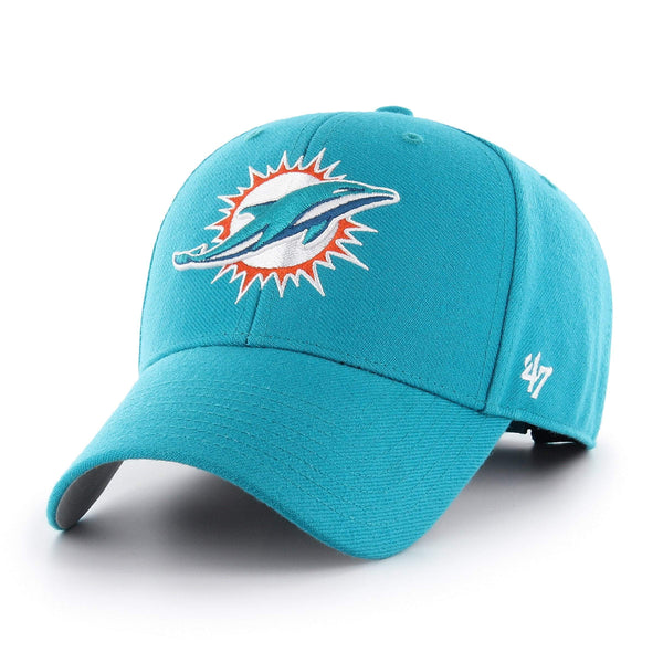 MIAMI DOLPHINS NFL '47 BRAND CONTENDER LOGO TWO TONE STRETCH FIT