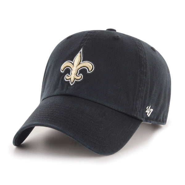 New Orleans Saints Womens Hat Black, New Era Style 7 1/2 Hat, Fan Gear