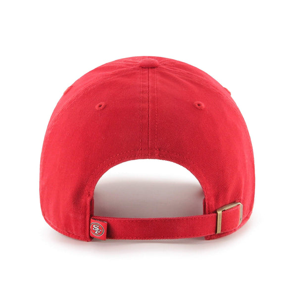 47 Men's San Francisco 49ers Red Clean Up Adjustable Hat