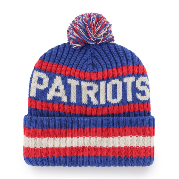 New York Giants '47 Legacy Bering Cuffed Knit Hat with Pom - Navy