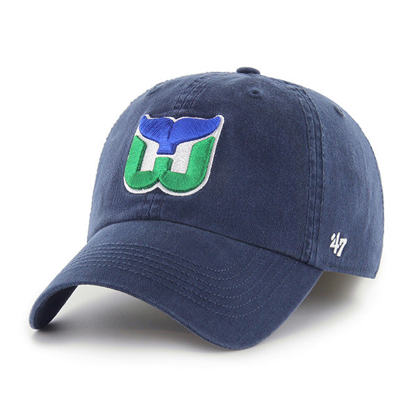Hartford Whalers '47 Vintage Hockey Logo Clean Up Adjustable Hat