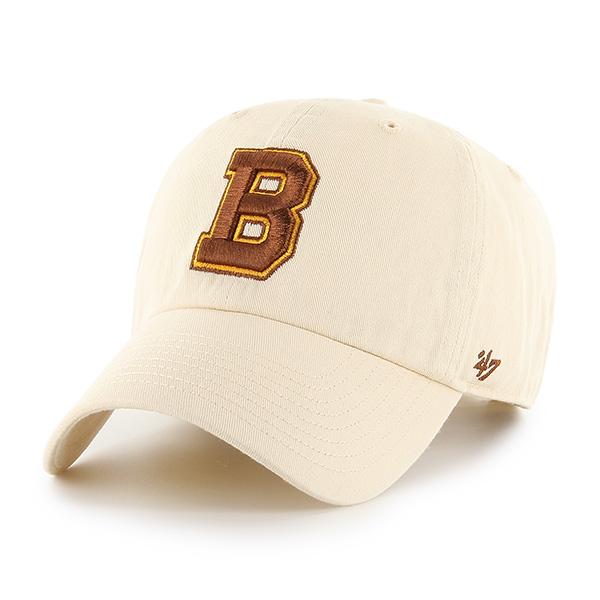 Men's '47 Black/White Boston Bruins Vintage Trucker Snapback Hat
