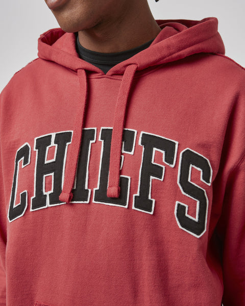 47 Red Kansas City Chiefs Shortstop Pullover Hoodie