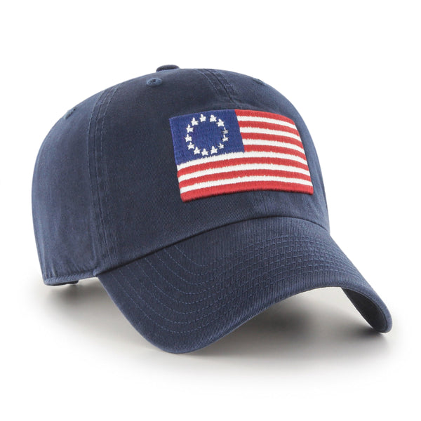 47 Atlanta Braves Navy/White Flag Fill Trucker Snapback Hat