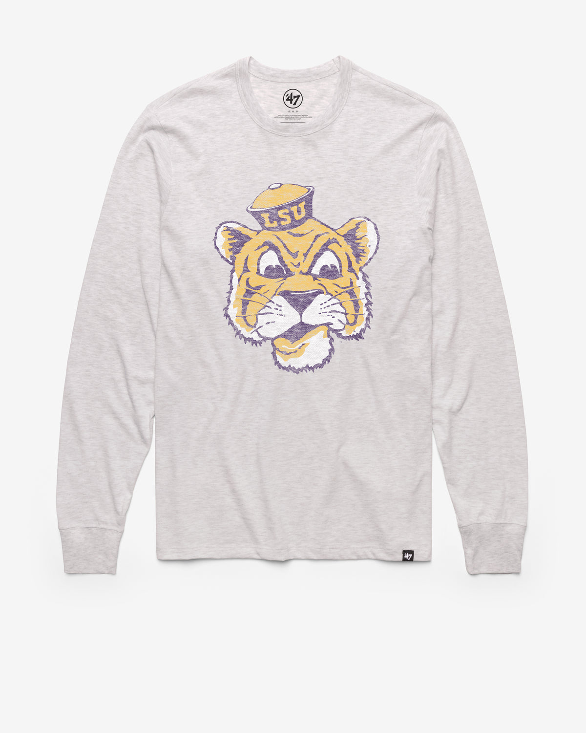 LOUISIANA STATE TIGERS LSU VINTAGE PREMIER '47 FRANKLIN LONG SLEEVE TEE