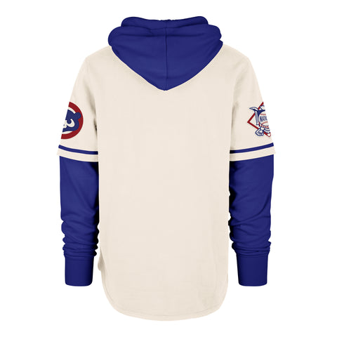 CHICAGO CUBS COOPERSTOWN TRIFECTA '47 SHORTSTOP PULLOVER HOOD