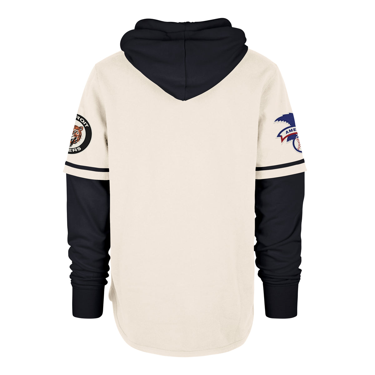 DETROIT TIGERS COOPERSTOWN TRIFECTA '47 SHORTSTOP PULLOVER HOOD