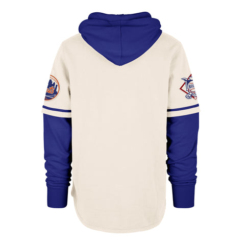 NEW YORK METS COOPERSTOWN TRIFECTA '47 SHORTSTOP PULLOVER HOOD