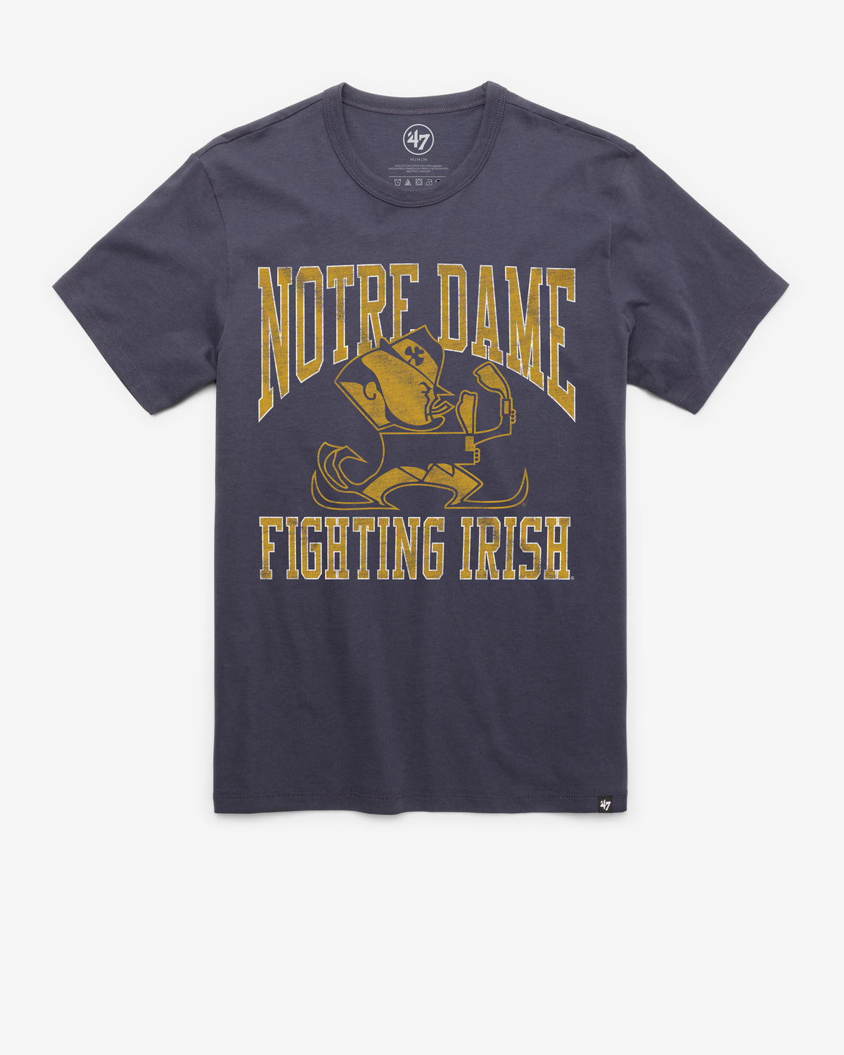 NOTRE DAME FIGHTIN IRISH VINTAGE BIG UPS '47 FRANKLIN TEE