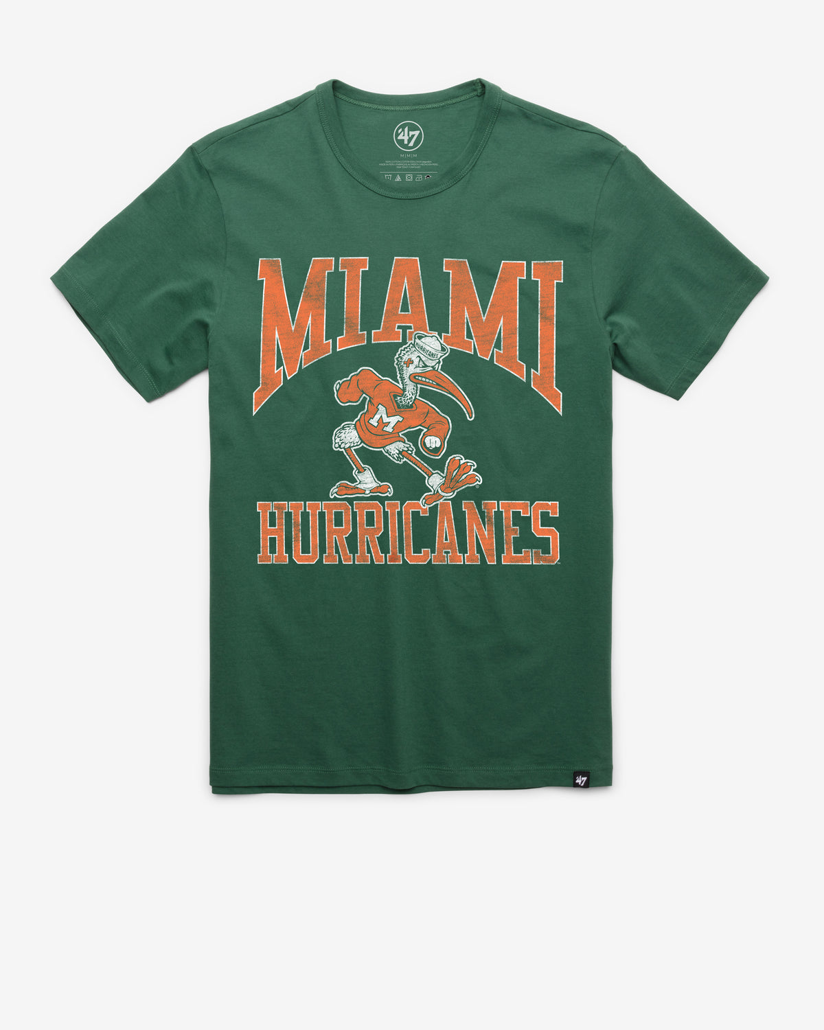 MIAMI HURRICANES VINTAGE BIG UPS '47 FRANKLIN TEE