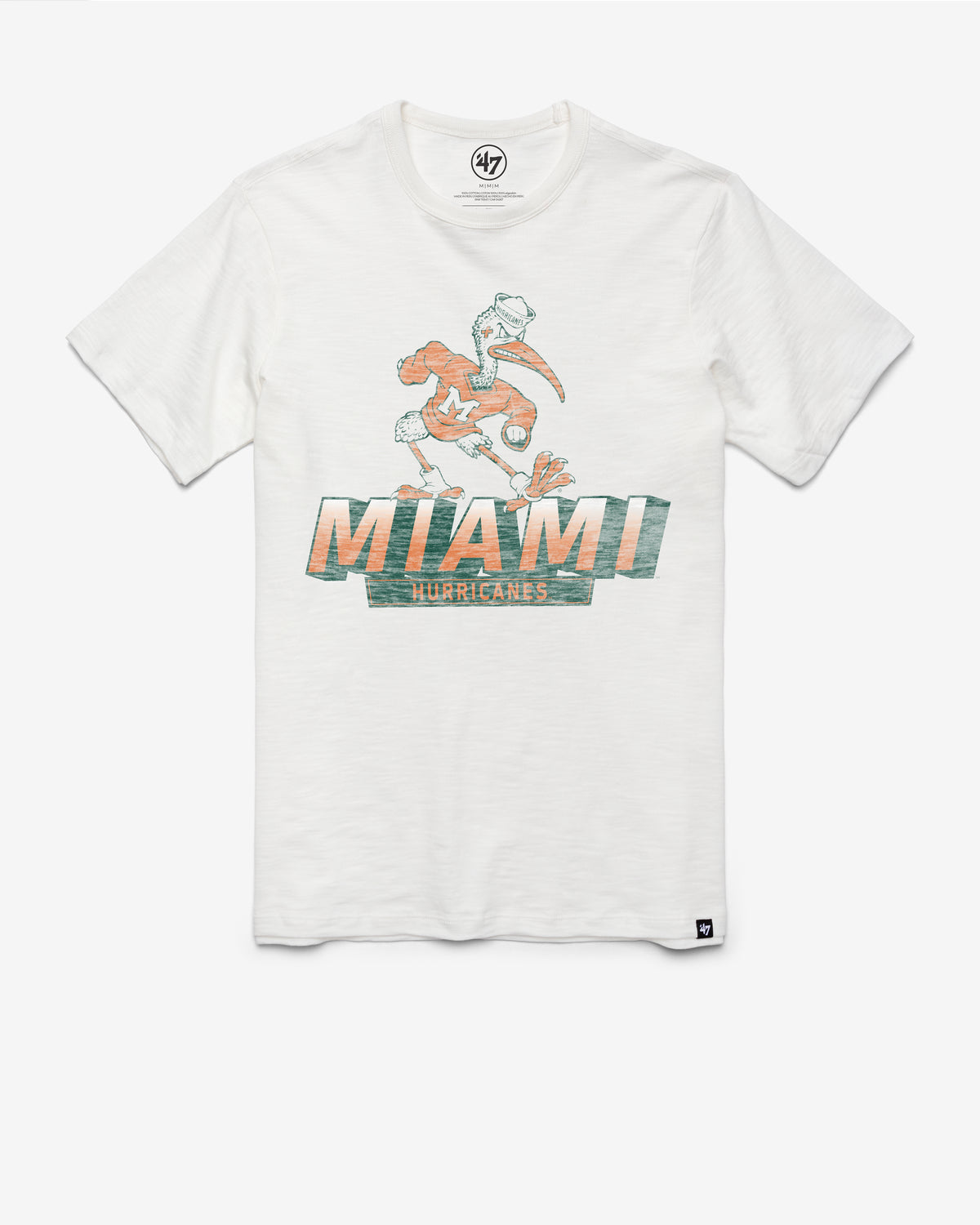 MIAMI HURRICANES VINTAGE TOPSIDE '47 SCRUM TEE