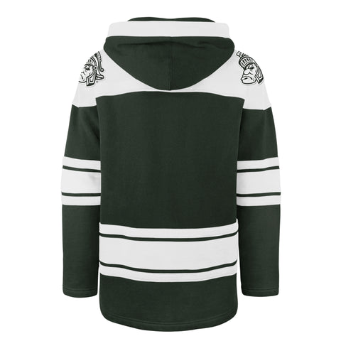 MICHIGAN STATE SPARTANS VINTAGE SUPERIOR '47 LACER HOOD