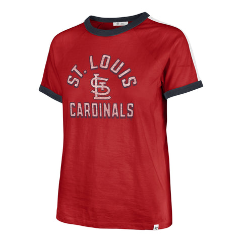 ST. LOUIS CARDINALS DOUBLE HEADER SWEET HEAT '47 PEYTON TEE WOMENS