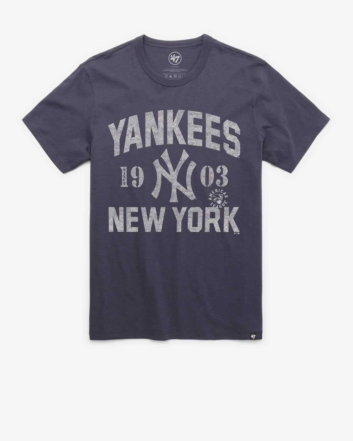 NEW YORK YANKEES ON TRACK '47 FRANKLIN TEE