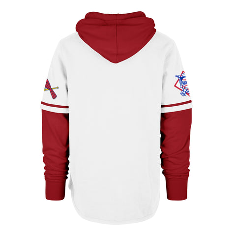 ST. LOUIS CARDINALS COOPERSTOWN TRIFECTA '47 SHORTSTOP PULLOVER HOOD