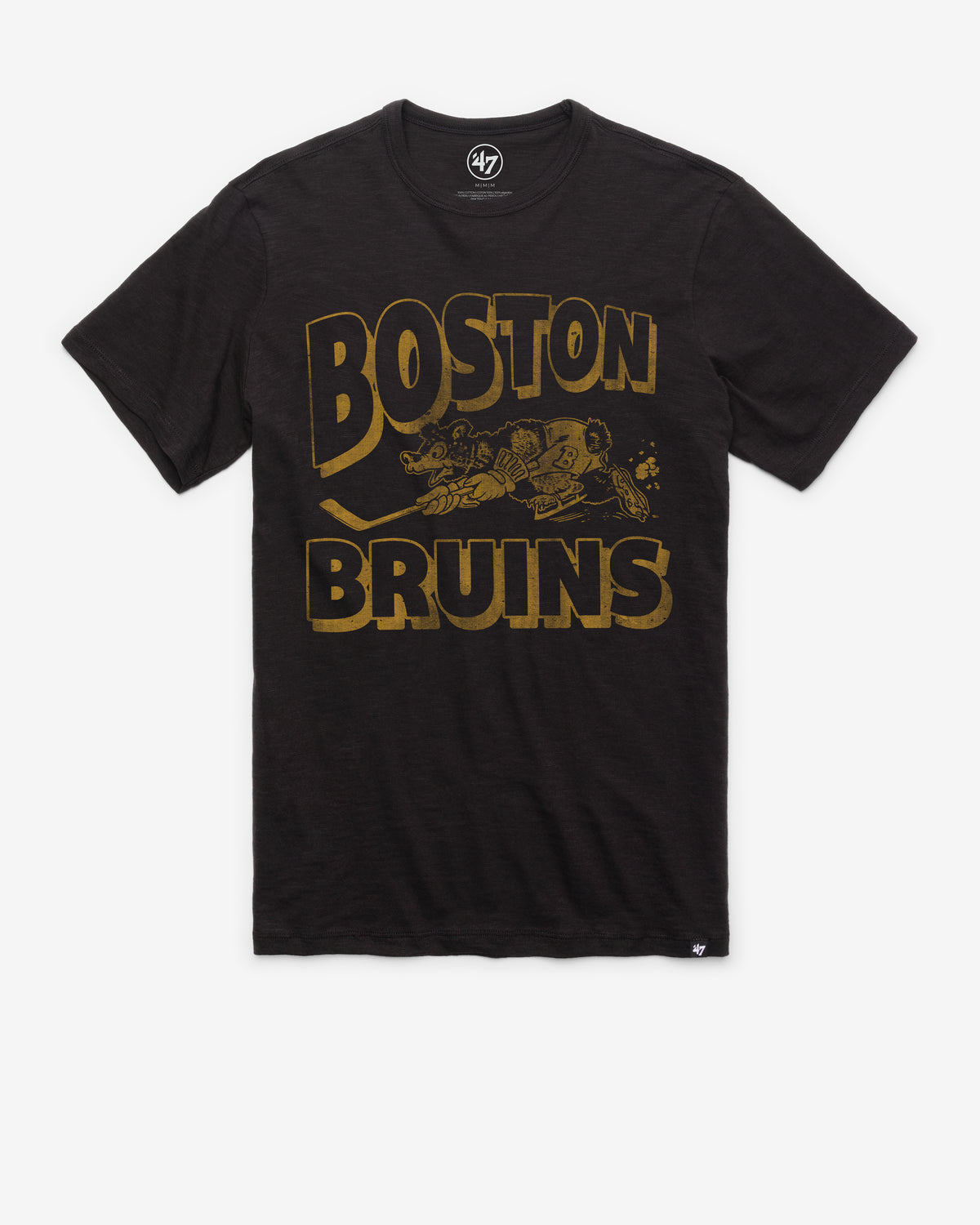 BOSTON BRUINS 100TH ANNIVERSARY BIG BAD BRUINS '47 GRIT SCRUM TEE