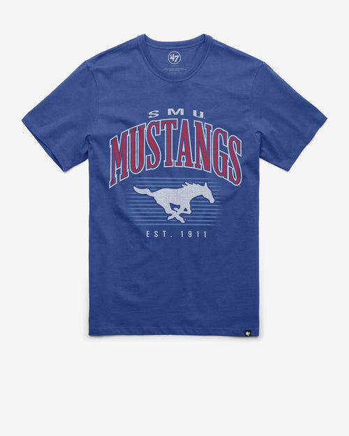 SOUTHERN METHODIST MUSTANGS DOUBLE HEADER '47 FRANKLIN TEE