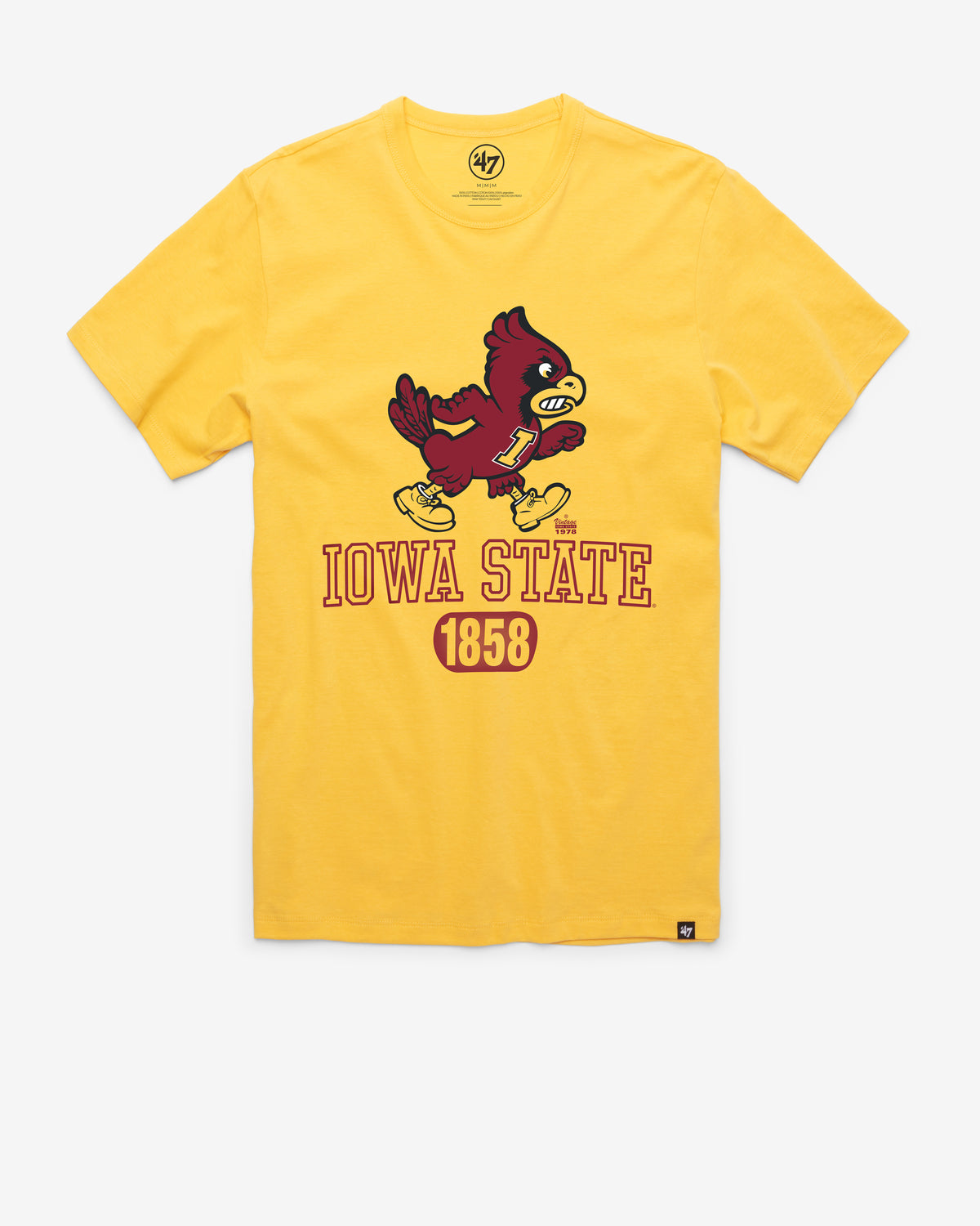 IOWA STATE CYCLONES VINTAGE HAGEN '47 FRANKLIN TEE