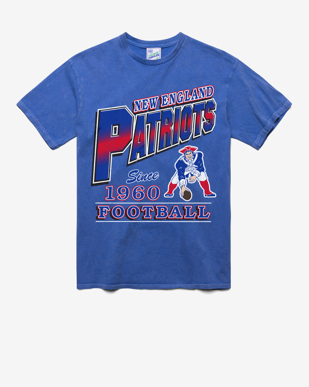 NEW ENGLAND PATRIOTS HISTORIC LOCKER '47 VINTAGE TUBULAR TEE