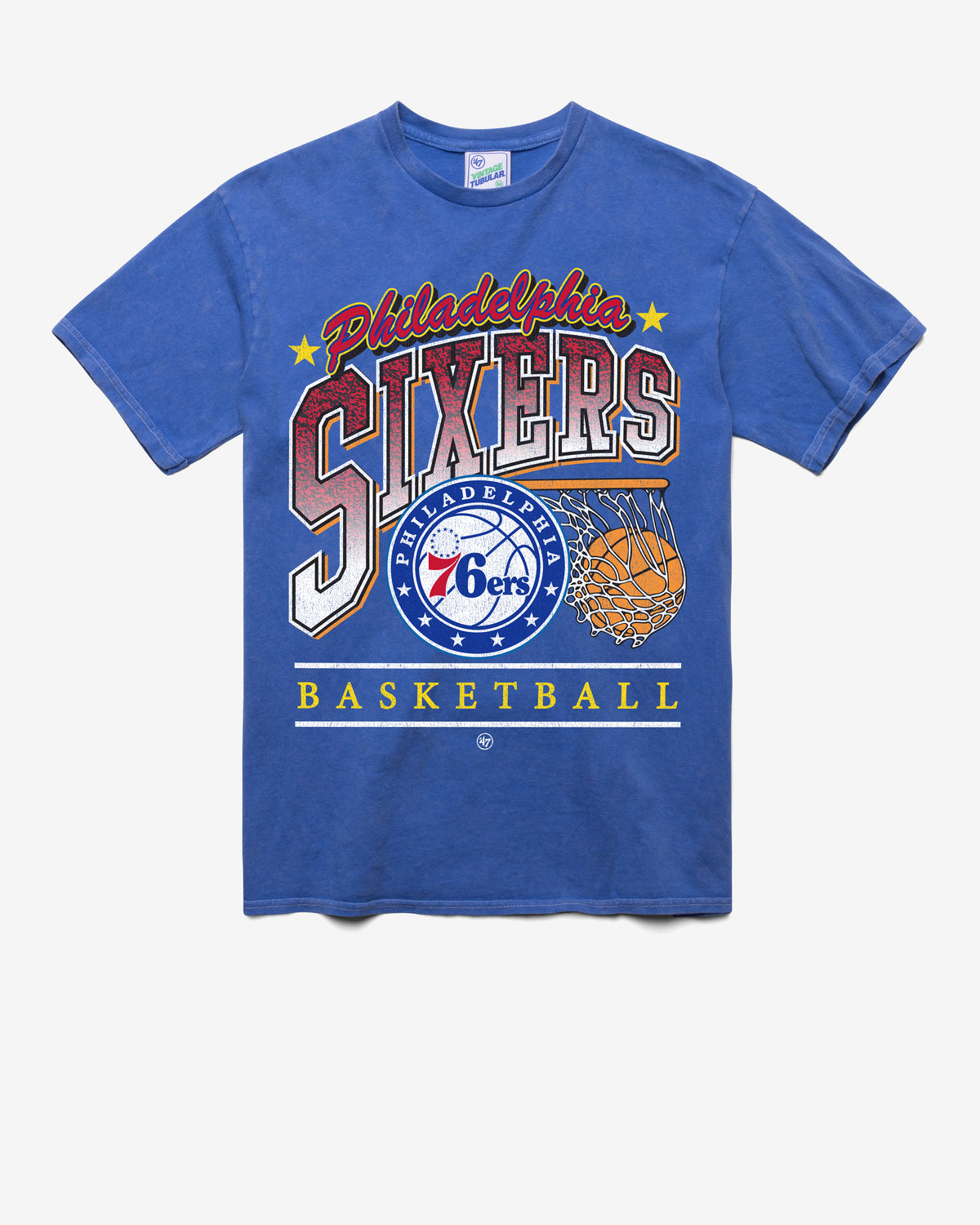 PHILADELPHIA 76ERS LOCKER '47 TUBULAR TEE