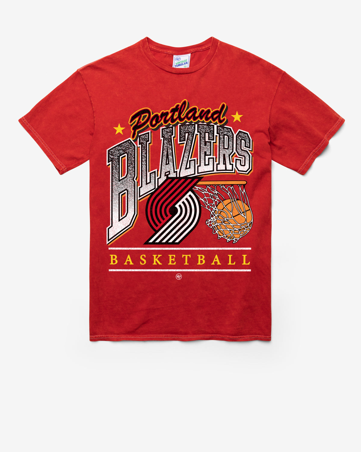 PORTLAND TRAIL BLAZERS LOCKER '47 TUBULAR TEE