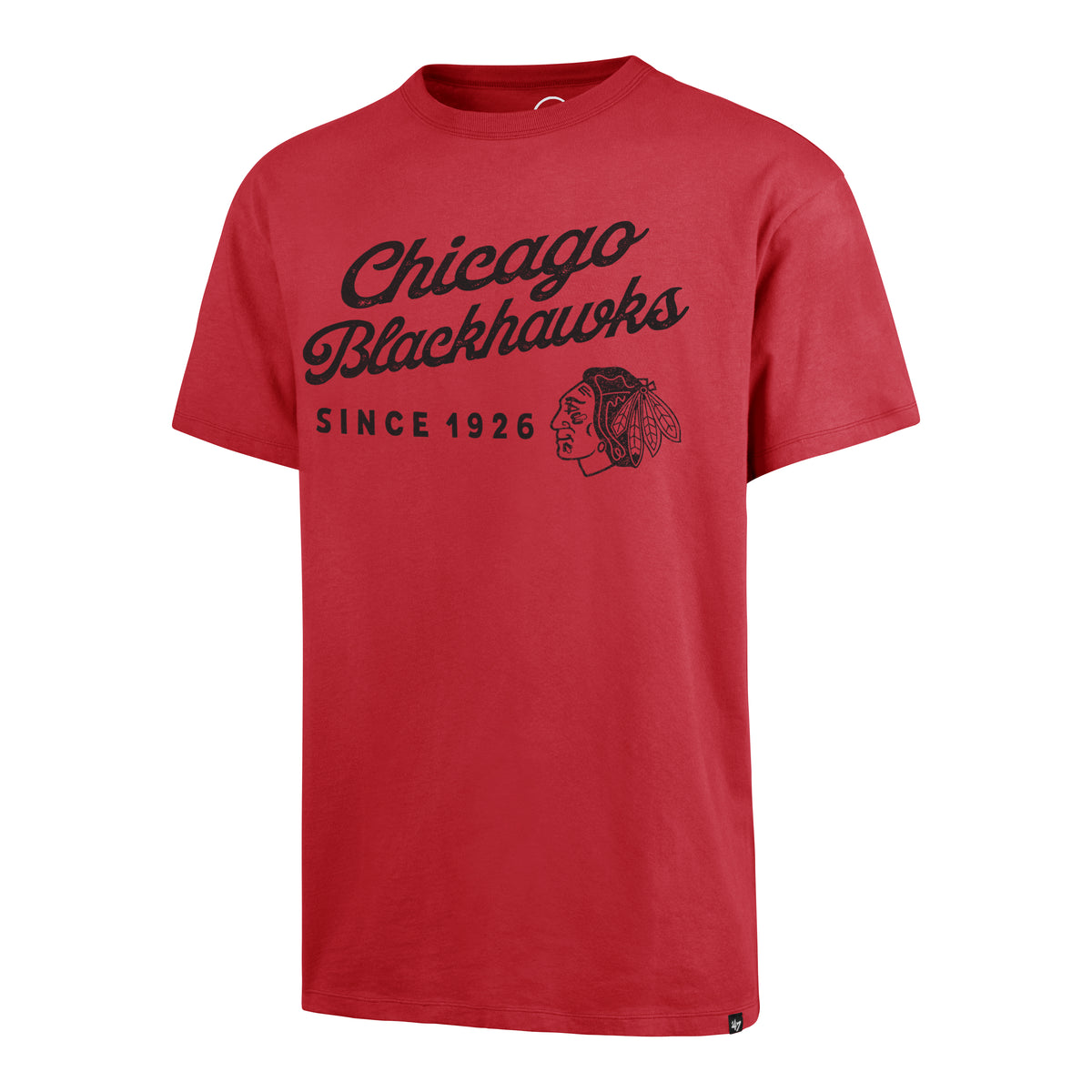 CHICAGO BLACKHAWKS DUSTED CARRICK '47 RIVER TEE