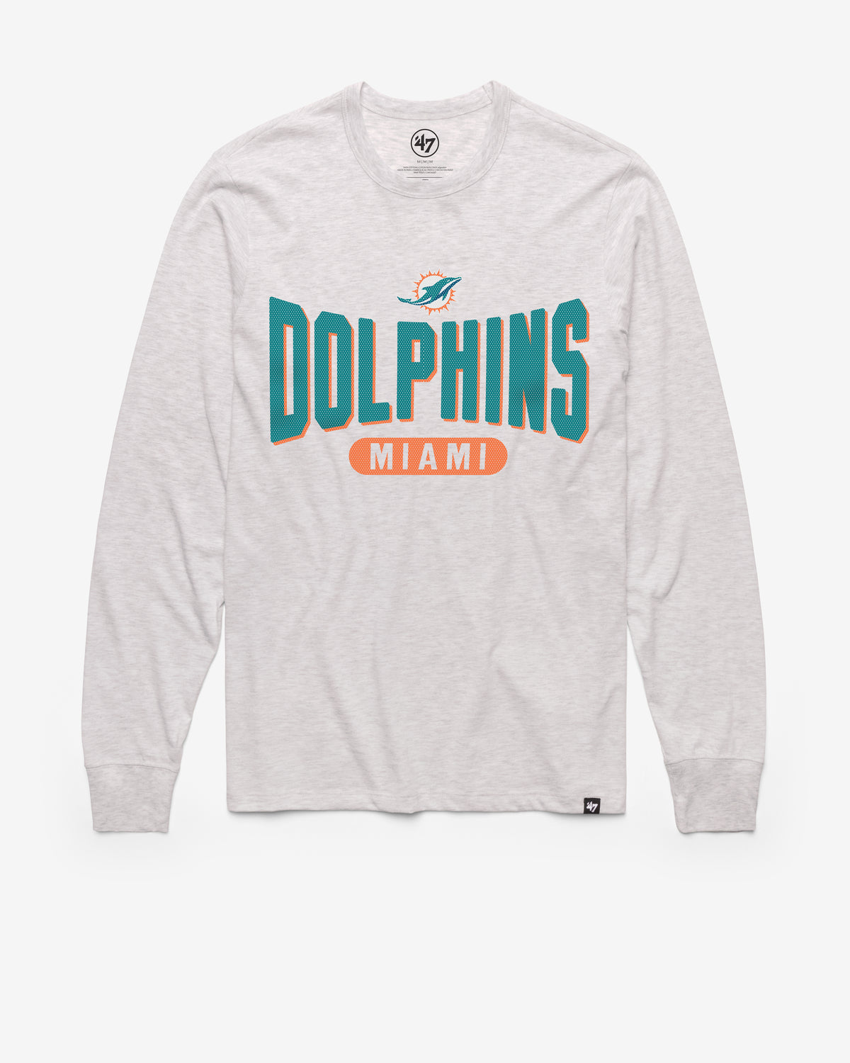 MIAMI DOLPHINS OUTSTRETCH '47 FRANKLIN LONG SLEEVE TEE